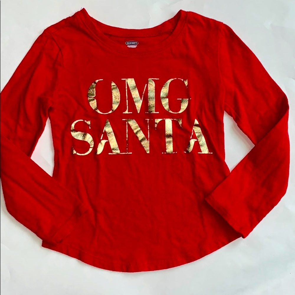 Omg Santa 🎅 long sleeve shirt EUC